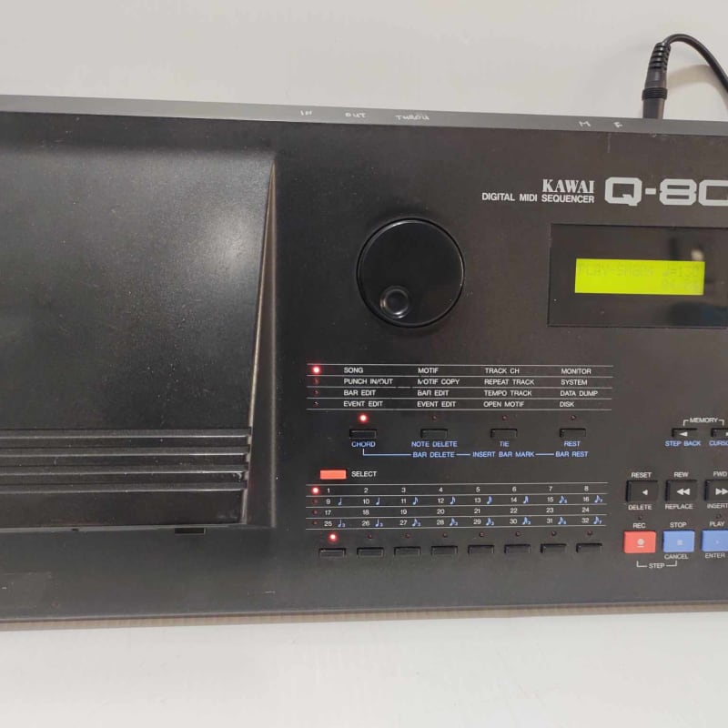 1990 Kawai Q-80 MIDI Digital Sequencer Black - used Kawai    Digital      Sequencer