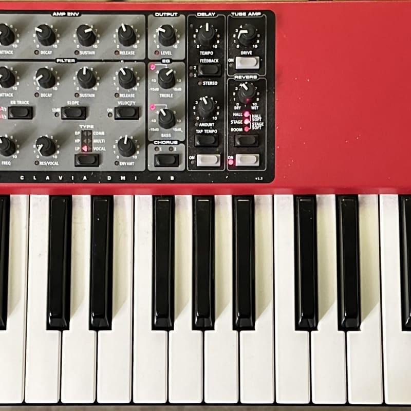 2007 - 2013 Nord Wave 49-Key 18-Voice Polyphonic Synthesizer Red - Used Nord             Synth