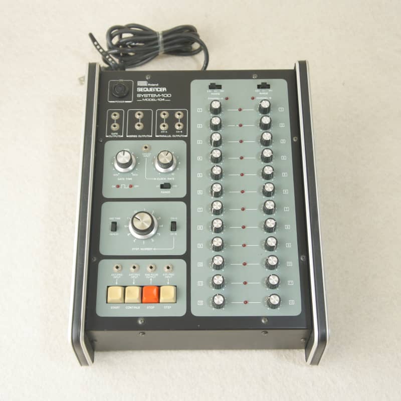 1975 - 1979 Roland System 100 Model 104 Sequencer Module Black - used Roland    Sequencer