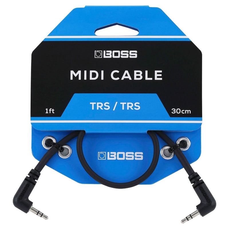 Boss BCC-1-3535 Mini TRS MIDI Cable 1 FT - New Boss     Midi
