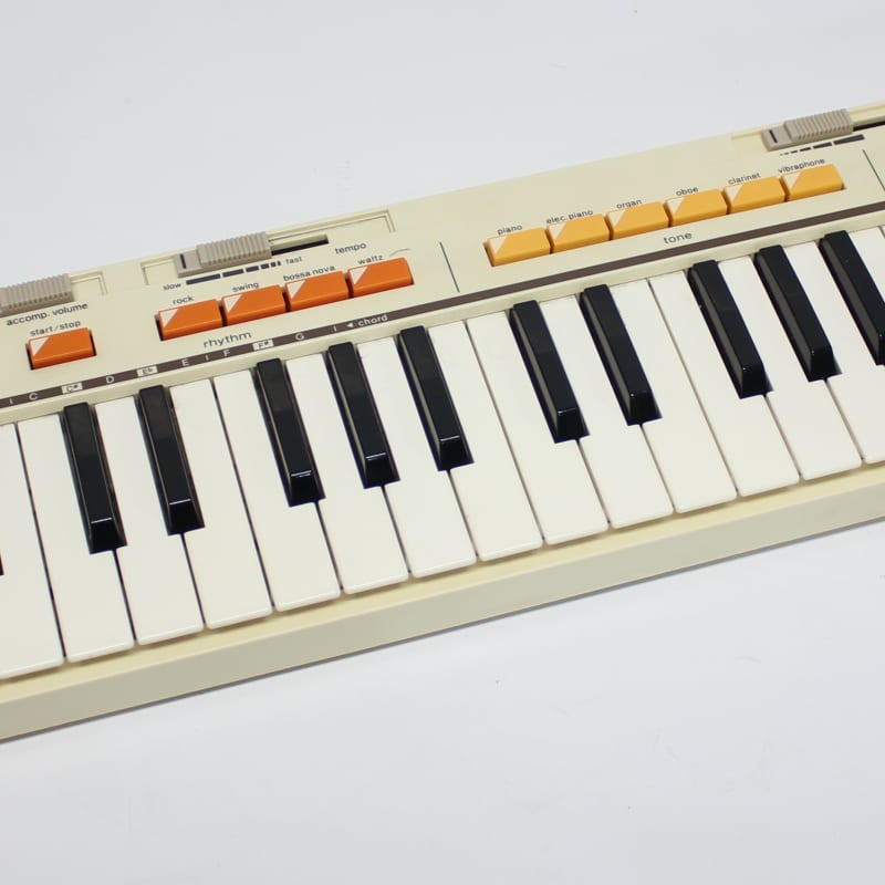 1980s Casio MT-35 Casiotone 44-Key Synthesizer White - used Casio  Vintage Synths          Analog  Keyboard