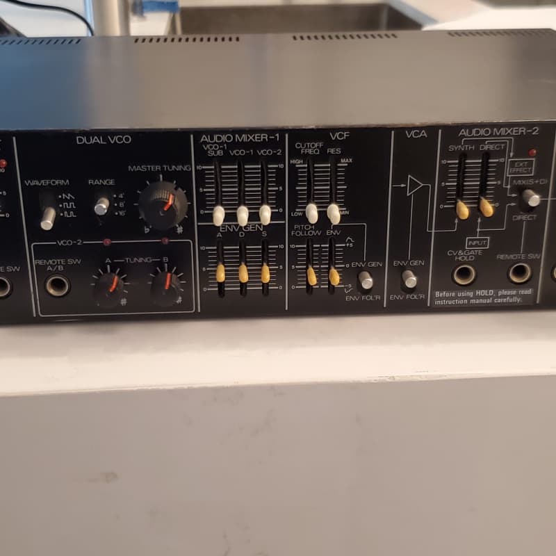 1979 -1984 Roland SPV-355 P/V Rackmount Synthesizer Black - used Roland               Synth