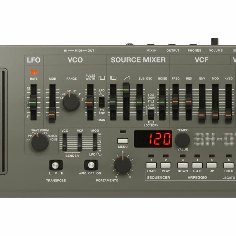 Roland SH-01A Synthesizer - new Roland            Analog   Synth