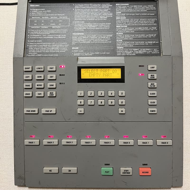 1987 - 1992 Alesis MMT-8 Multi-Track MIDI Recorder Sampler/Seq... - used Alesis          Sequencer
