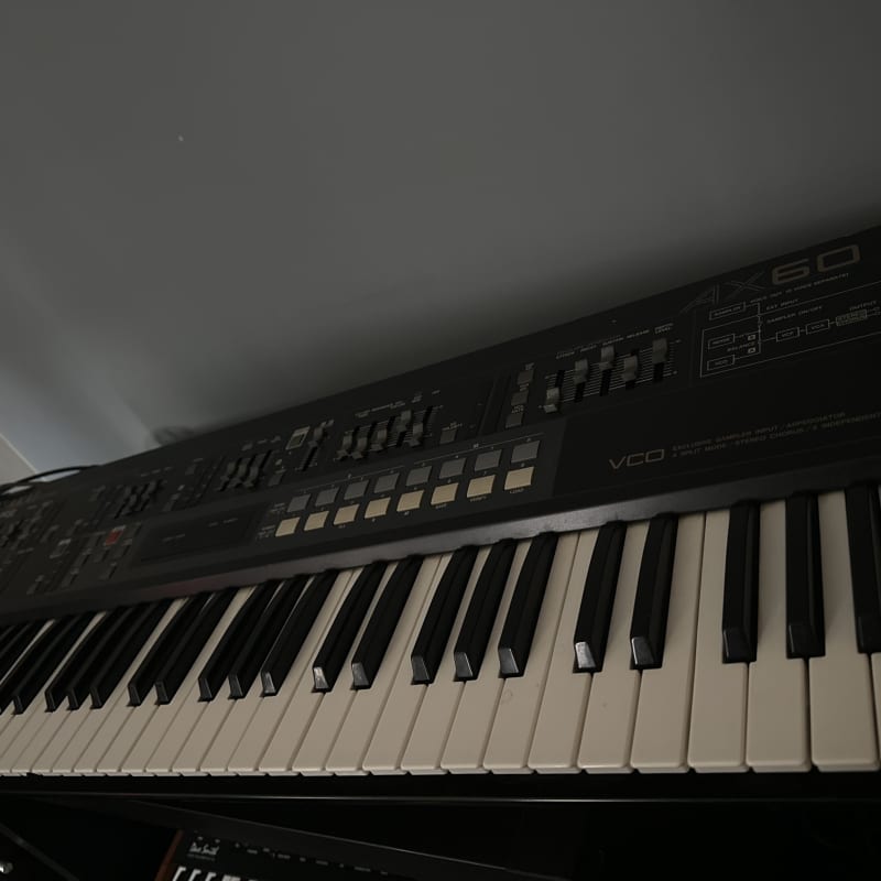 1980s Akai AX60 Black - used Akai              Synthesizer