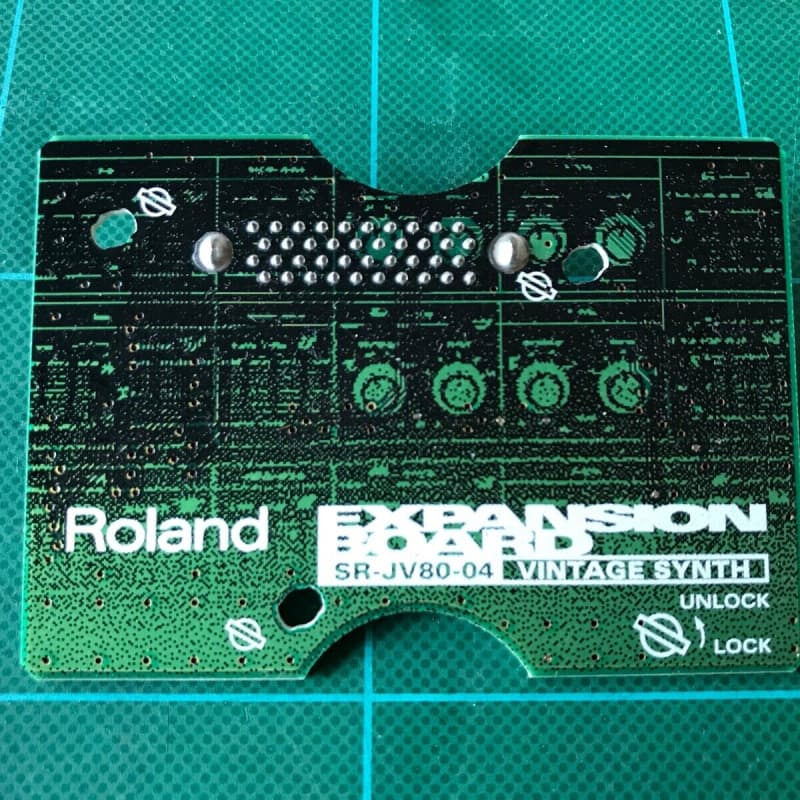 1990s Roland SR-JV80-04 Vintage Synth Expansion Board Green - used Roland  Vintage Synths             Synth