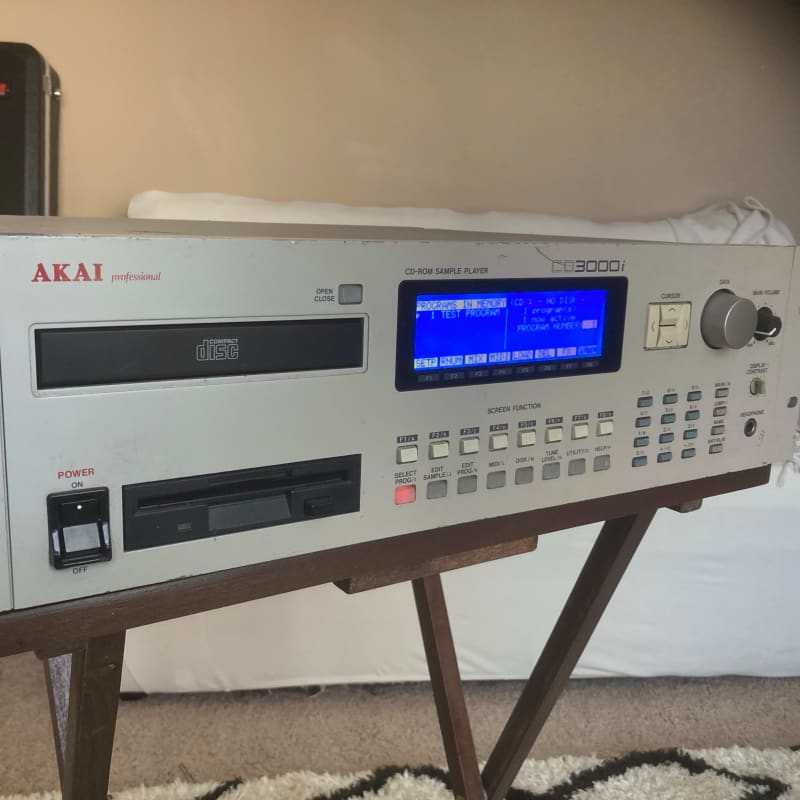 1990 Akai CD3000i Gray - used Akai  Vintage Synths       Sampler