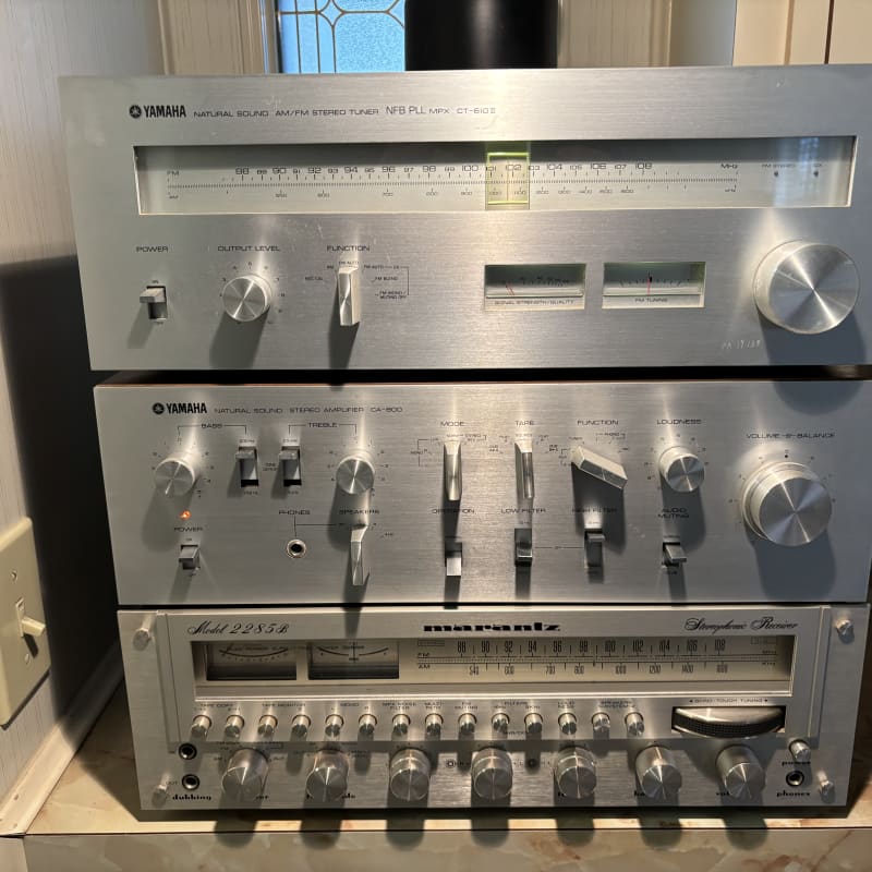1975 Yamaha CA-800 National Sound Amplifier Brilliant Silver A... - Used Yamaha      Vintage