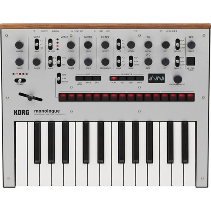 2017 Korg MONOLOGUESV Silver - new Korg            Analog   Synth