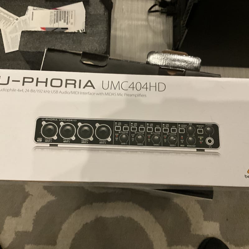 2015 - Present Behringer U-Phoria UMC404HD 4x4 USB Audio Inter... - New Behringer     Midi
