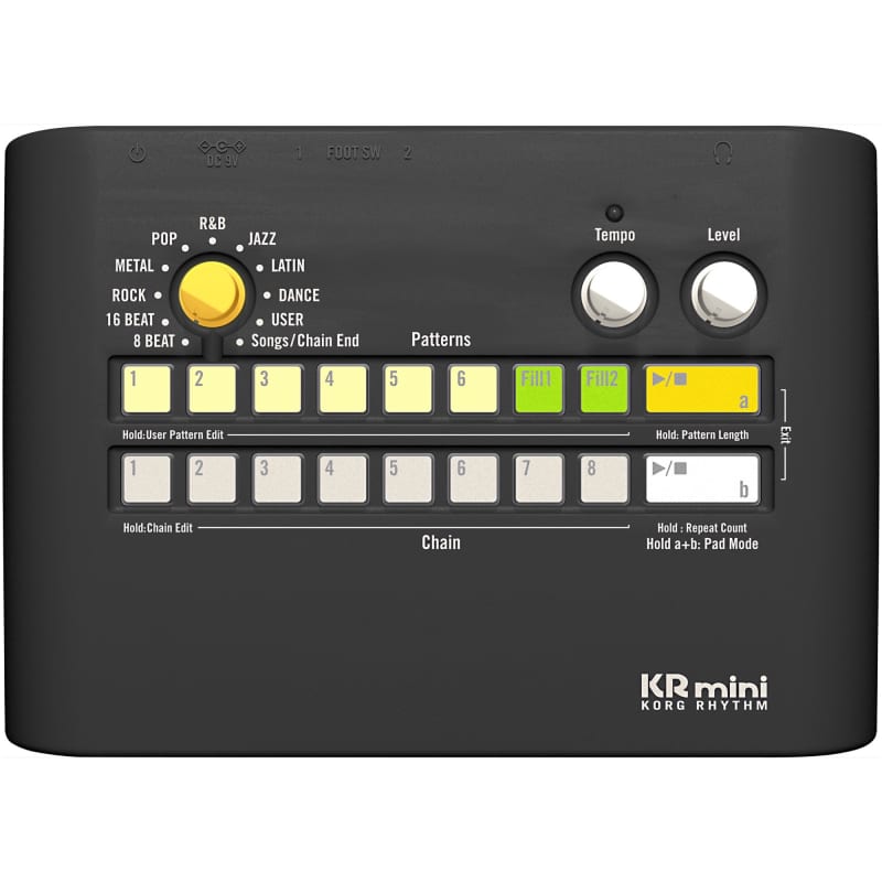 Korg KR Mini Rhythm Machine - new Korg           Drum Machine