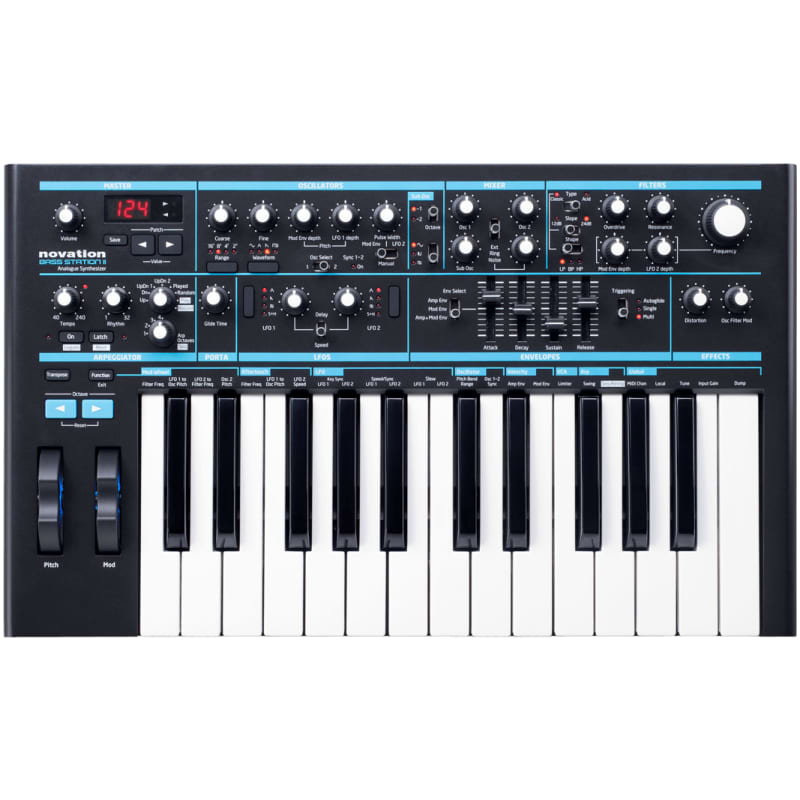 Novation Novation Bass Station II 25-Key Synthesizer - New Novation        Analog     Synth