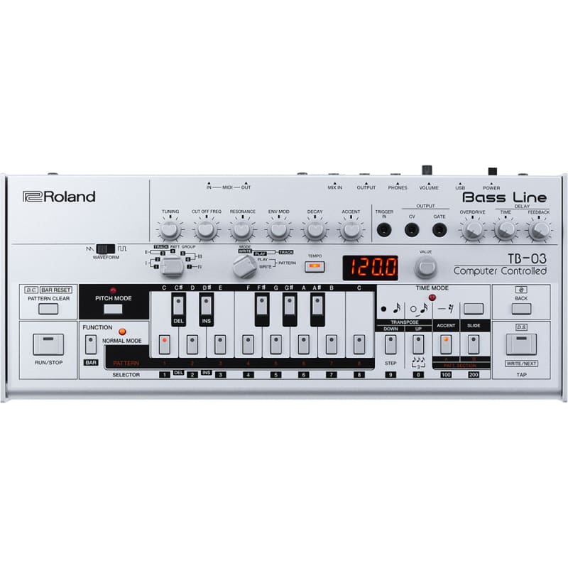 Roland TB-03 - new Roland               Synth