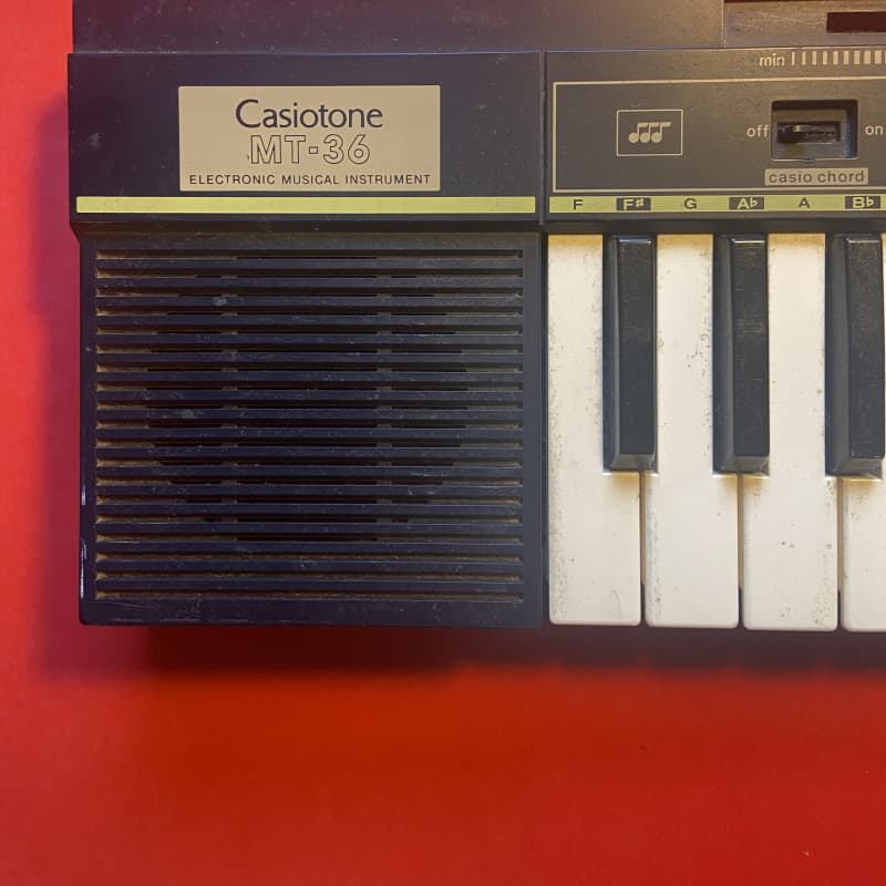 1980s Casio MT-36 Casiotone 44-Key Synthesizer Black - used Casio  Vintage Synths