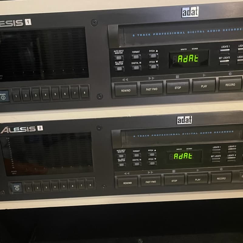 1991 - 1995 Alesis ADAT 16-Bit 8-Track Digital Audio Recorder ... - Used Alesis         Controller