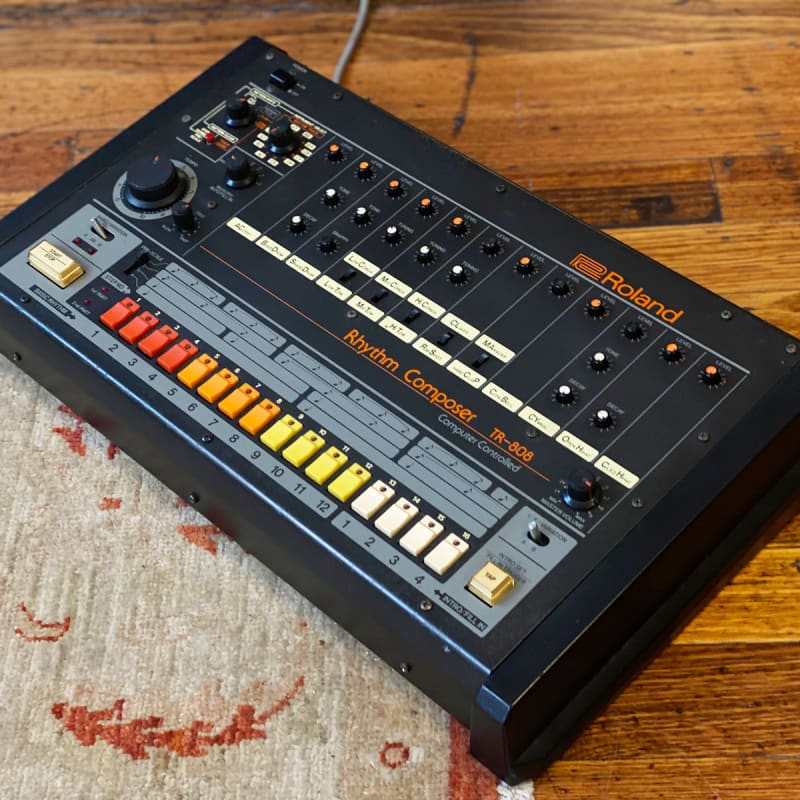 1982 Roland TR-808 Rhythm Composer Black - used Roland           Drum Machines Analog