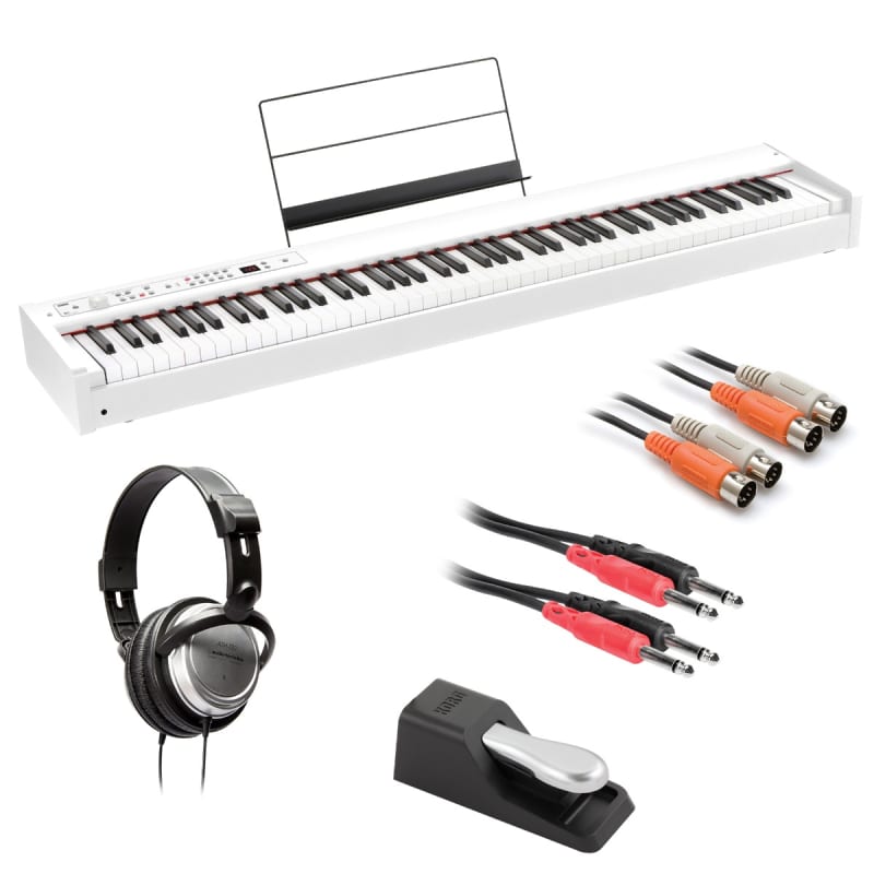 2018 Korg D1WH White - New Korg Piano