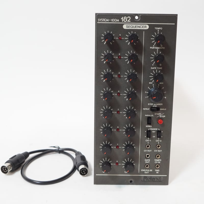 1979 - 1984 Roland System 100M Module 182 Gray - used Roland    Sequencer        Analog