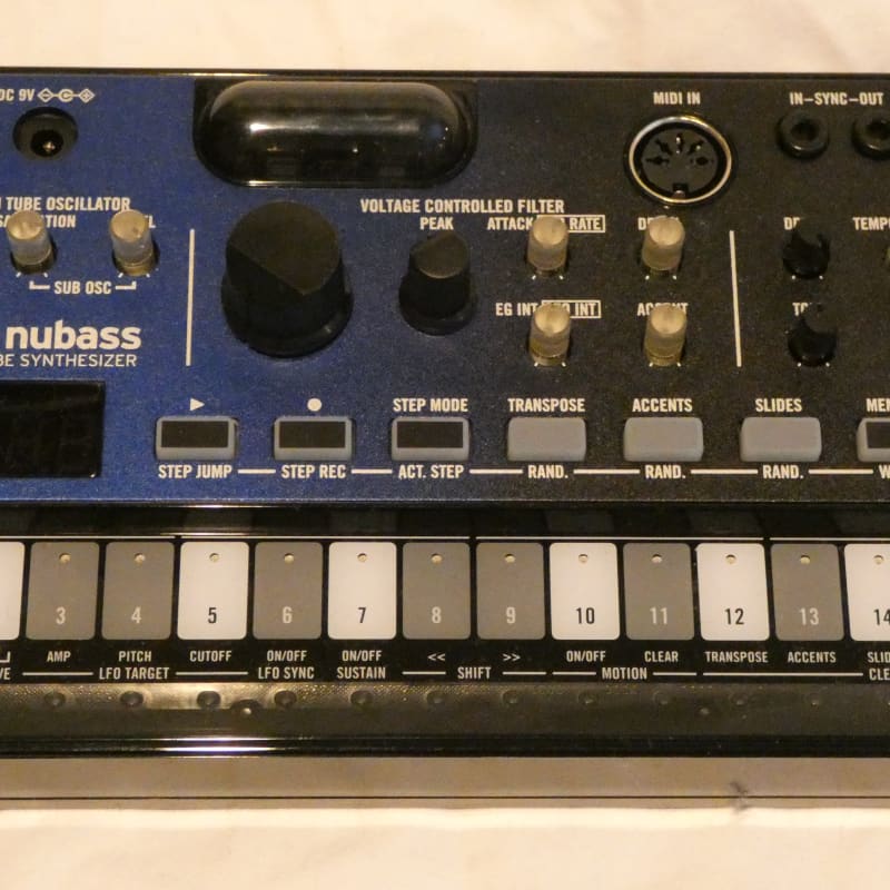 2019 - Present Korg Volca Nubass Black - used Korg          Sequencer     Synth