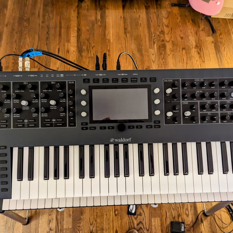 2023 Waldorf Iridium 49-Key Synthesizer Black - Used Waldorf  Keyboard