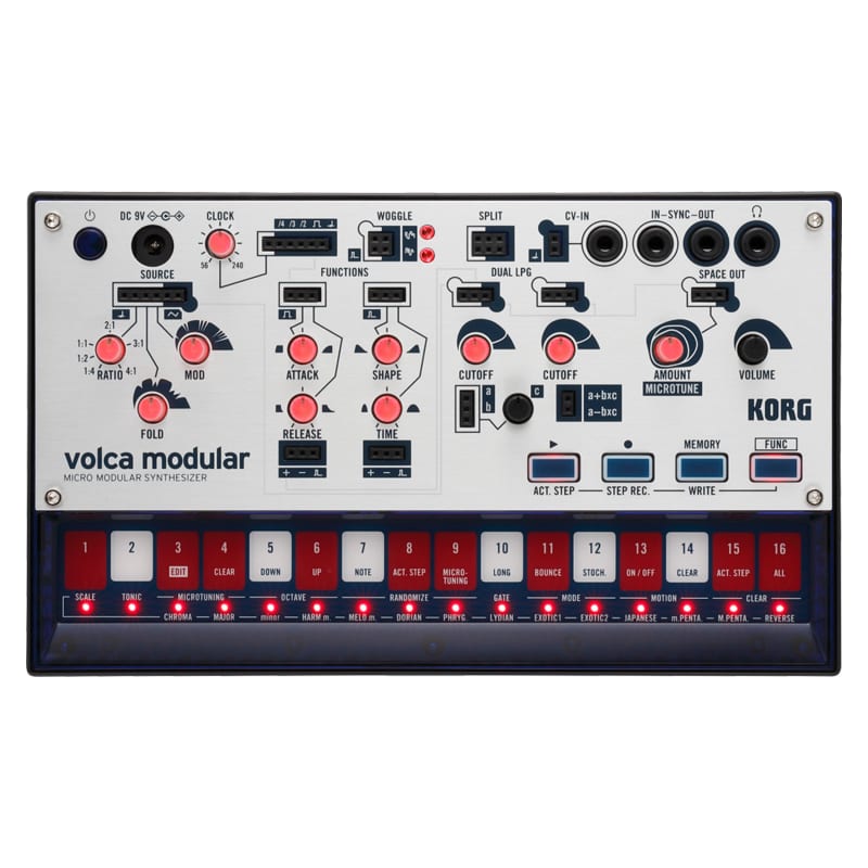 Korg VOLCAMODULAR Semi-modular Synthesizer 16-Step Sequencer - new Korg            Analog Modular  Synth