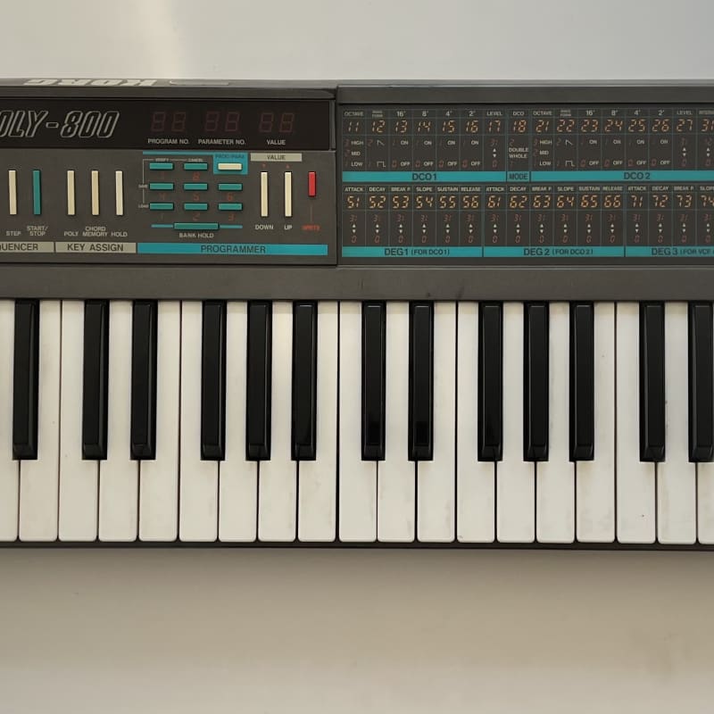 1980s Korg Poly-800 Gray - used Korg               Synth