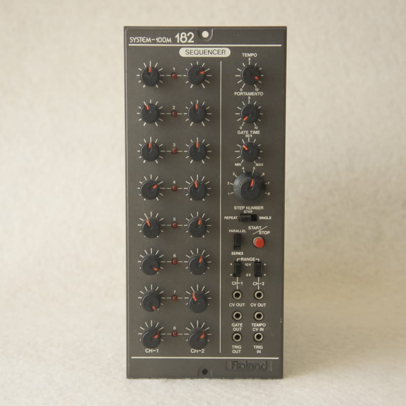 1979 - 1984 Roland System 100M Module 182 Gray - used Roland    Sequencer