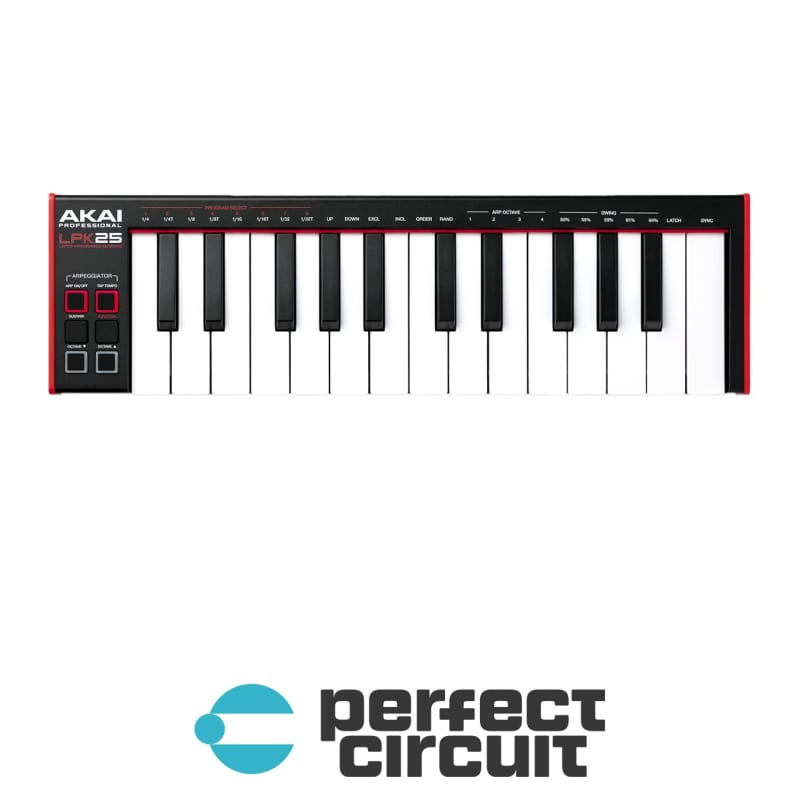 Akai LPK 25 MKII 25-Key USB MIDI Keyboard Controller - new Akai       Digital Piano MIDI Controllers      Keyboard