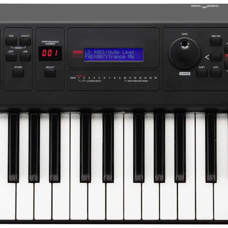 2010s Yamaha MX61 61-Key Digital Synthesizer Black - New Yamaha  Keyboard           Synth