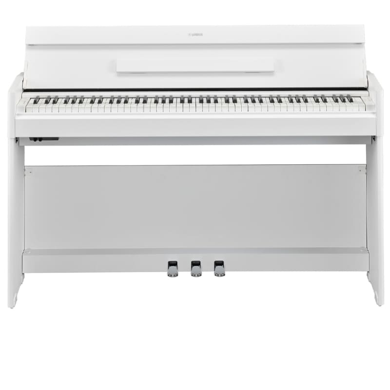 Yamaha Arius YDP-S55 88-Note Console Digital Piano, White Walnut - New Yamaha Piano Keyboard