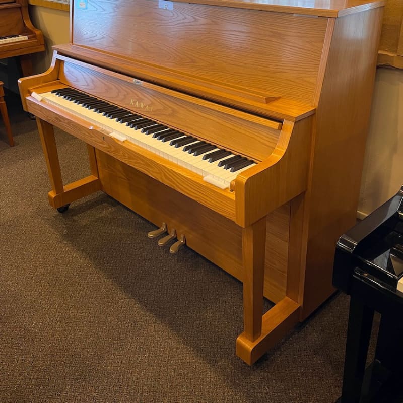 Kawai 46" ST-1 Institutional Upright Piano | Oak Satin - used Kawai       Digital Piano