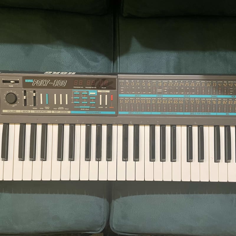 1980s Korg Poly-800 Gray - used Korg  Vintage Synths             Synth