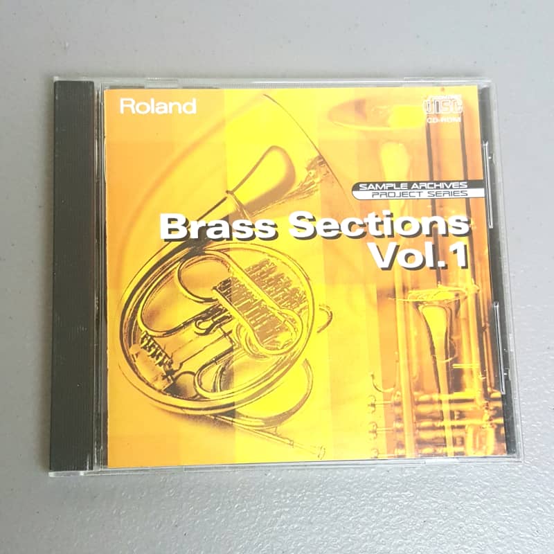 Roland L-CDP-06 "Brass Sections Vol 1" Sampler CD Rom Library ... - Used Roland            Sampler