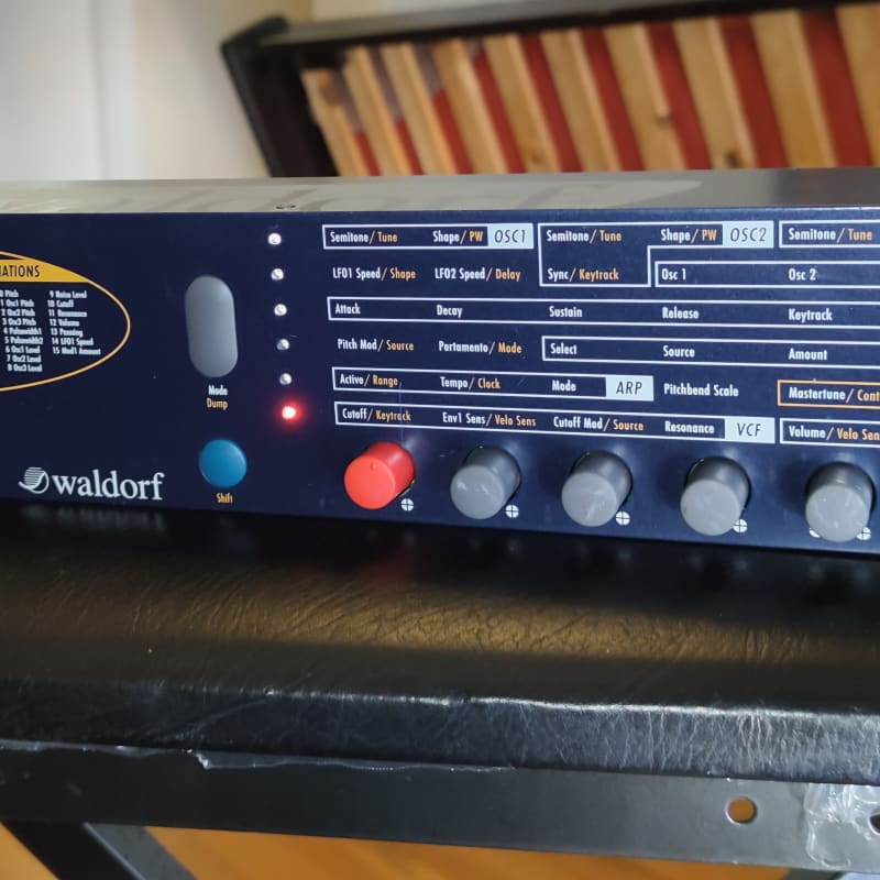1995 Waldorf Pulse Rackmount Synthesizer Blue - Used Waldorf        Analog     Synth
