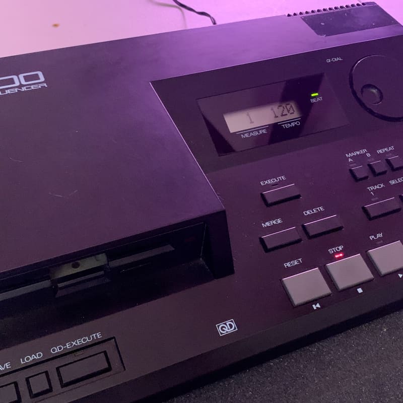 80s Roland PR-100 Digital Sequencer Black - Used Roland           Sequencer