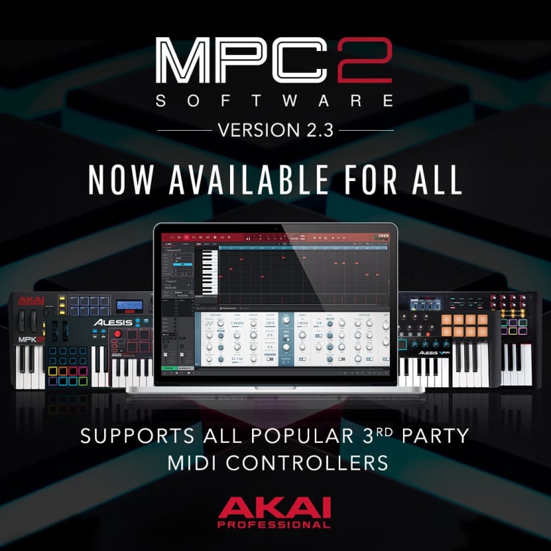 Akai New Professional MPC 2.9 Software (Download/Activation Ca... - New Akai         Controller