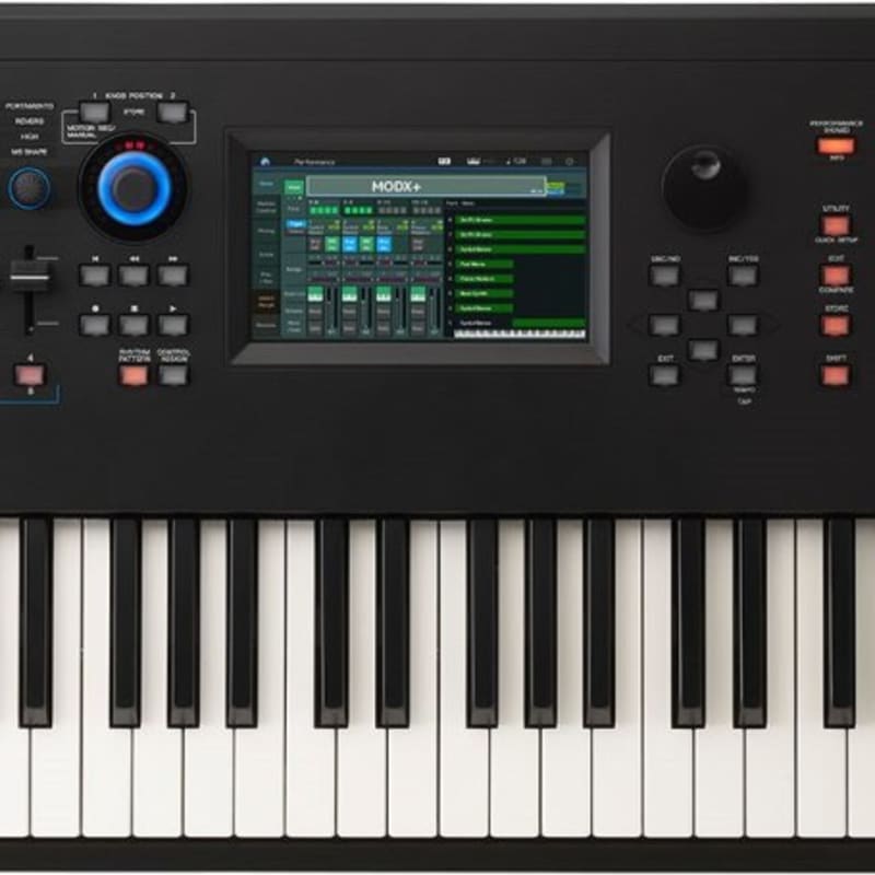 0 Yamaha MODX8+ Black - New Yamaha Piano            Synth