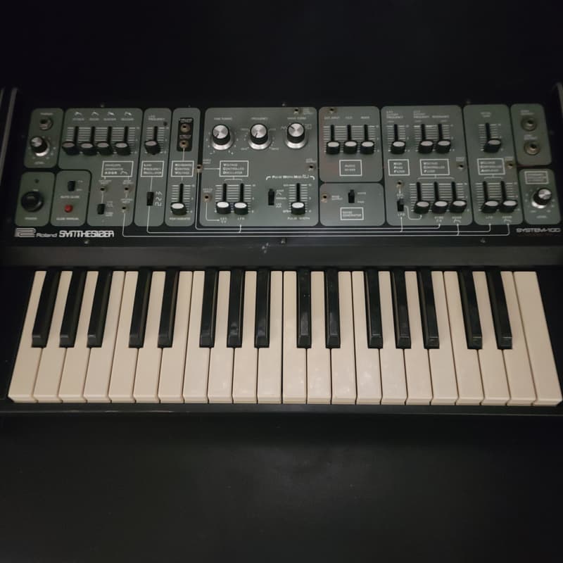 1975 - 1979 Roland System 100 Model 101 37-Key Synthesizer Black - Used Roland      Vintage  Analog     Synth