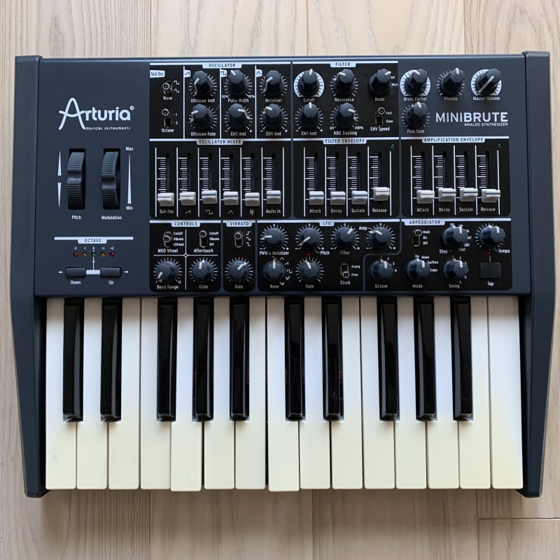 2012-2015 Arturia MiniBrute 25-Key Analog Synthesizer Black - used Arturia            Analog   Synth
