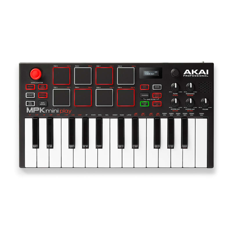 Akai MPKMINIPLAYMK3 - new Akai        MIDI Controllers      Keyboard