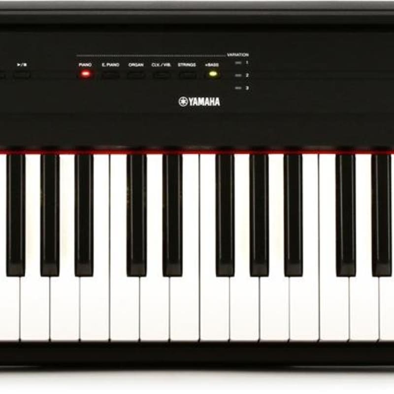 Yamaha P-125 88-key Weighted Action Digital Piano Black - New Yamaha Piano