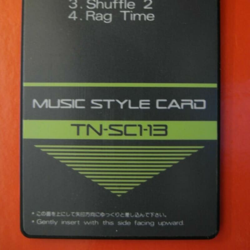 Roland GS TN-SC1-13 DANCE Boogie Rag time Style card ROM RA se... - used Roland       Digital Piano