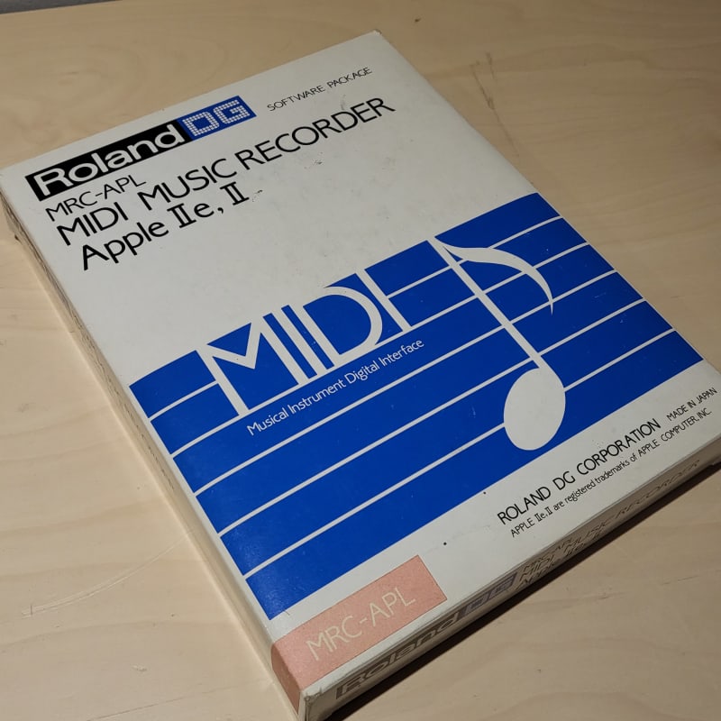 Roland MRC-APL midi music recorder Appe IIw, II sofrtware - Used Roland     Midi