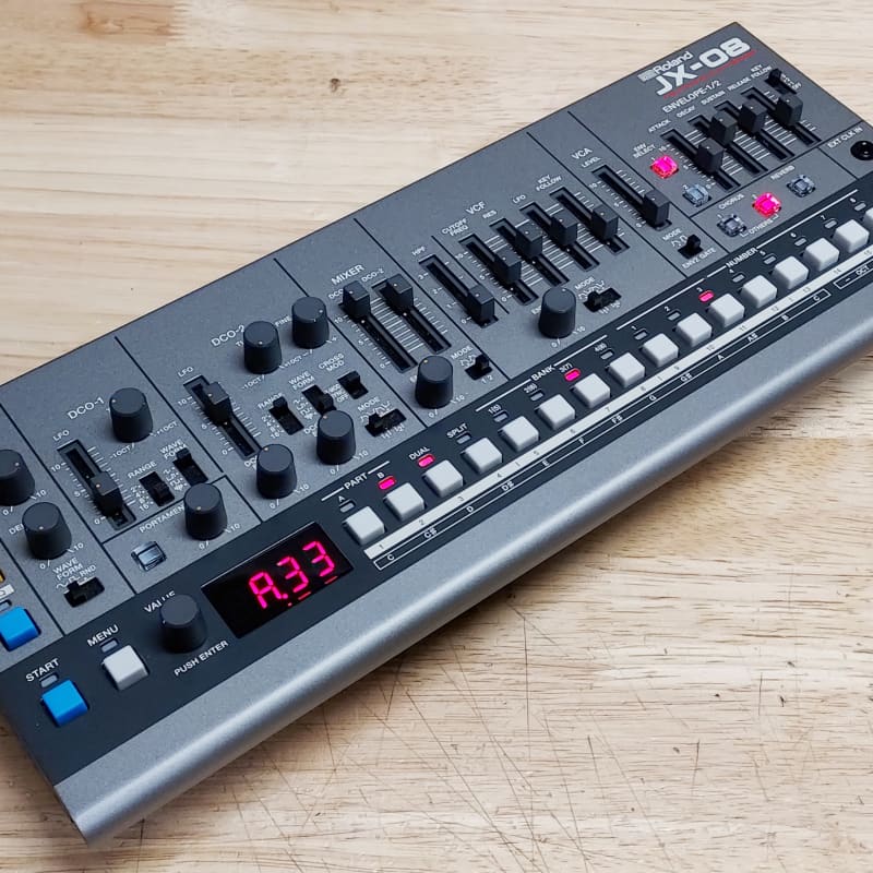 2021 - Present Roland JX-08 Boutique Series Polyphonic Synthes... - Used Roland             Synth