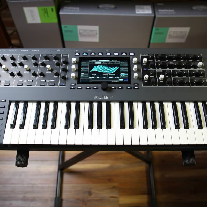 2020 - Present Waldorf Iridium 49-Key Synthesizer Black - New Waldorf  Keyboard           Synth