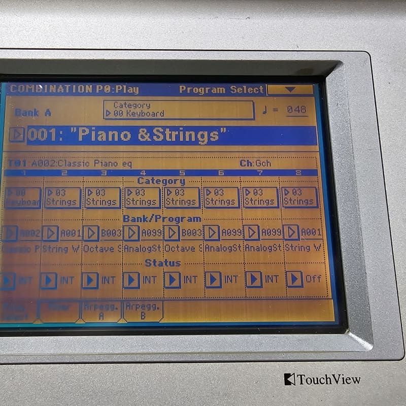 1999 - 2000 Korg Triton Pro 76-Key 62-Voice Polyphonic Worksta... - used Korg              Keyboard
