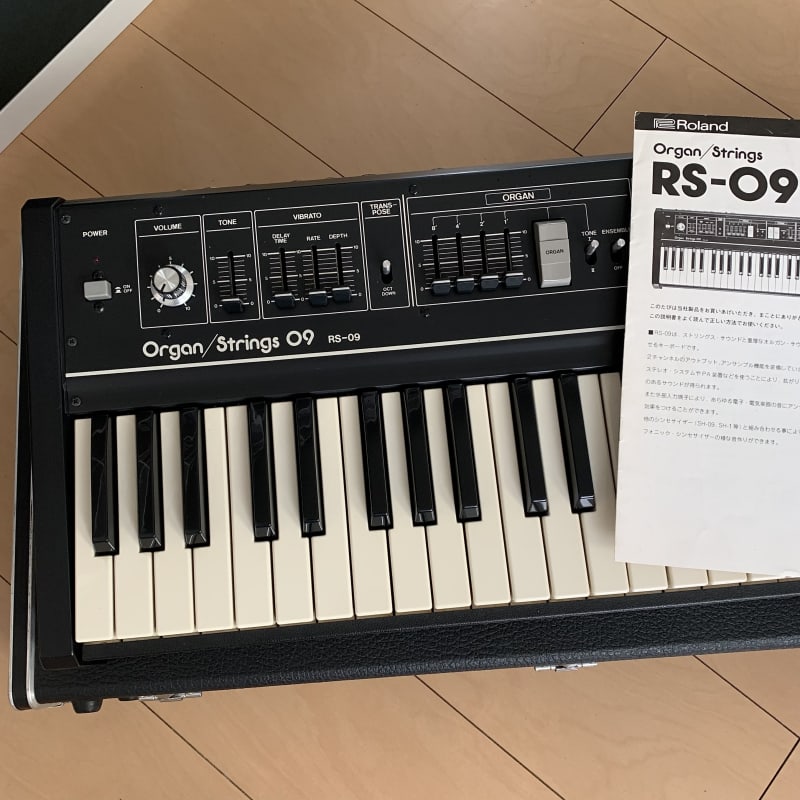 1978 - 1983 Roland RS-09 44-Key Organ / String Synthesizer Black - Used Roland   Organ          Synth