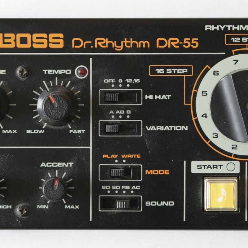 1980s Boss DR-55 Dr. Rhythm Black - Used Boss      Vintage  Analog  Drum Machine