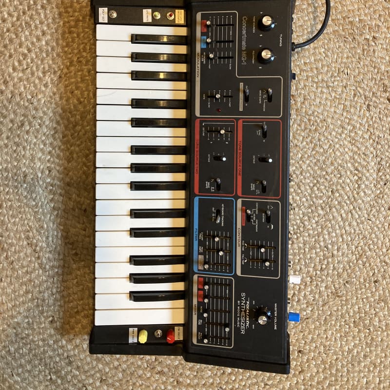 1981 Moog Realistic Concertmate MG-1 Black - used Moog      Organ        Synthesizer