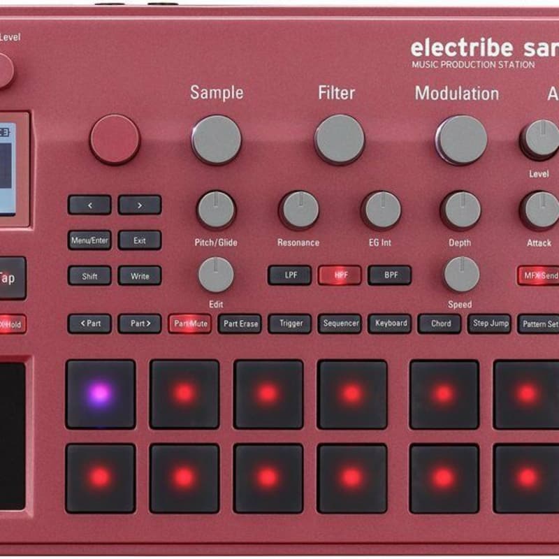 Korg Electribe2srd Electribe Sampler in ESX with V20 Software Red - new Korg         Sampler